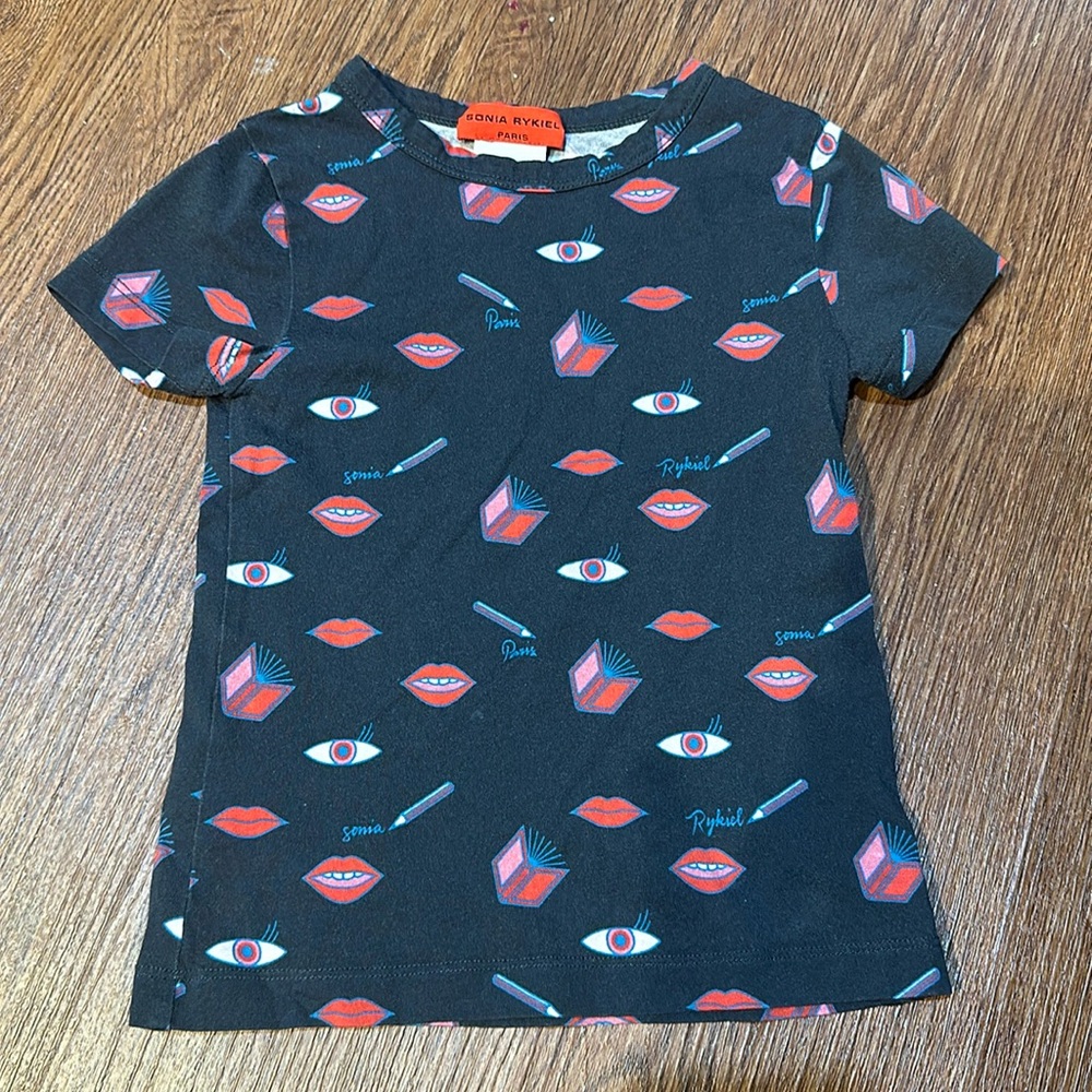 Beautiful Sonia Rykiel girl tshirt size 6A